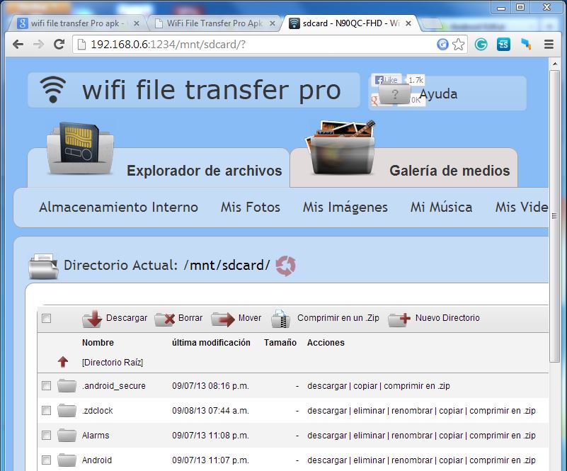 WiFi File Transfer Pro de Google Play 02