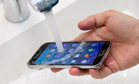 resistencia al agua del Galaxy S5