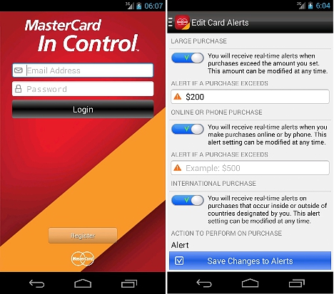 MasterCard para Android