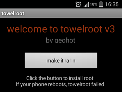 Root un Android con Towelroot
