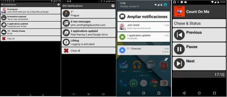 Hacer más grandes y legibles las Notificaciones en Android