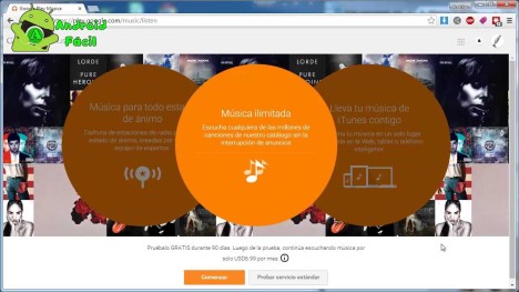 Versión de pago y Gratuita en Play Music