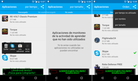 Desinstalar Aplicaciones Android con Unused App Remover