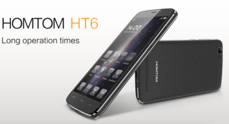 HomTom HT6 carga 51% de su batería en 1 hora