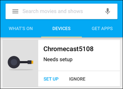 Chromecast 2 - instalar la app en teléfono móvil