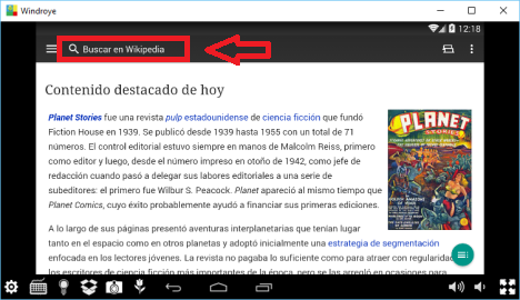 Nuevo Wikipedia para Android