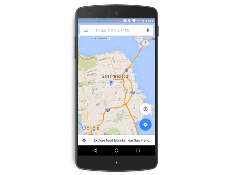 Click para ver Google Maps Android en Acción