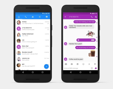 Facebook Android con Messenger y Chat