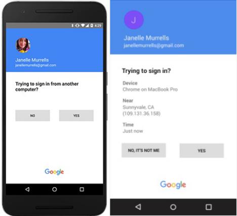 Doble verificación de Google en Android
