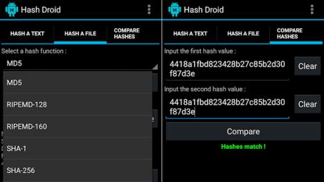 Hask del APK en Android