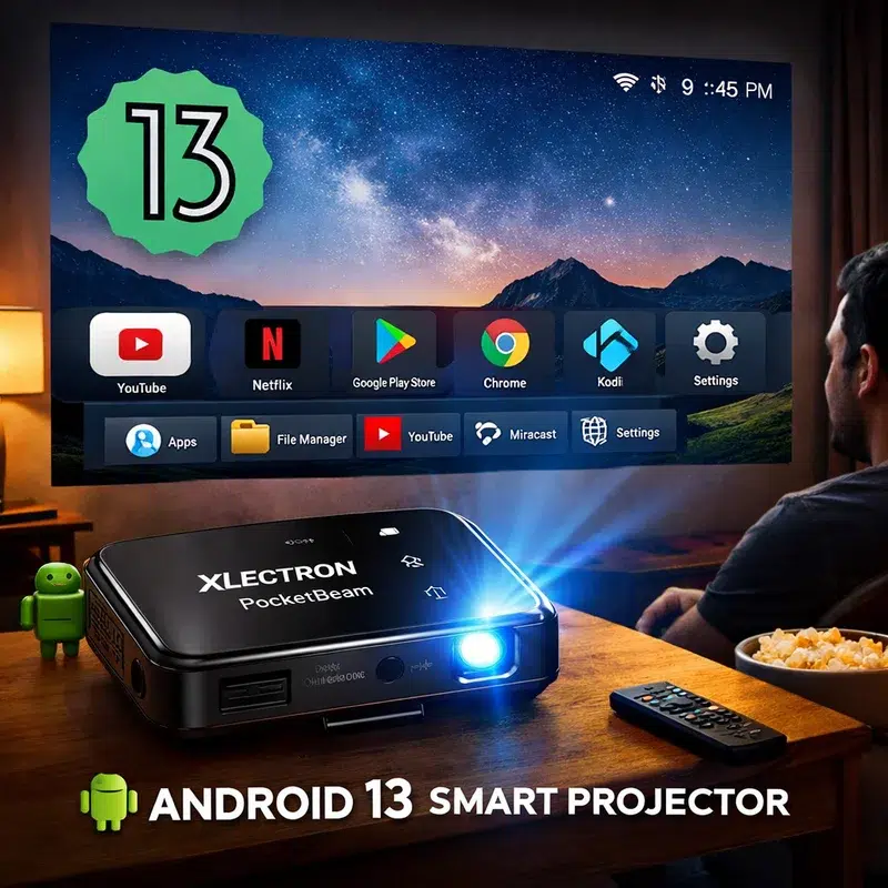 XElectron PocketBeam: Innovación en Proyección Portátil con Android 13 para Profesionales 2 XElectron PocketBeam