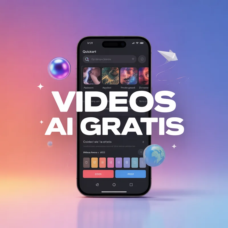 Guía Completa de QuickArt: Domine la Creación de Imágenes y Videos con IA en Android 2 como crear videos AI Gratis en Android