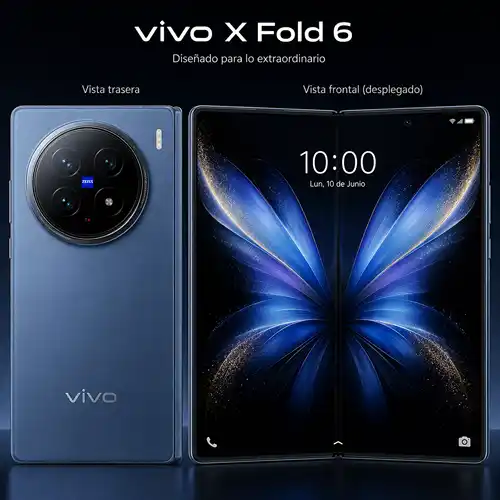 Vivo X Fold 6: Redefiniendo las Especificaciones y el Lujo en Celulares Gama Alta 2 Vivo X Fold 6 el mejor celular Android con tecnología de PC