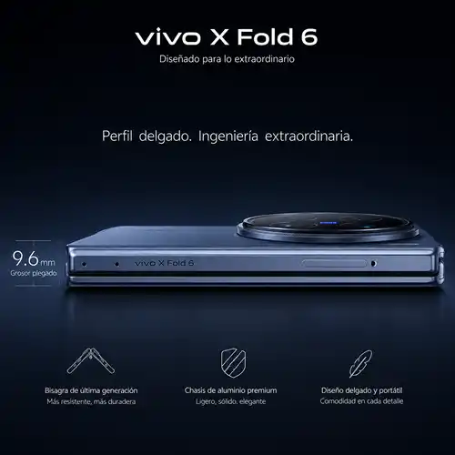 Vivo X Fold 6: Redefiniendo las Especificaciones y el Lujo en Celulares Gama Alta 5 Vivo X Fold 6 2