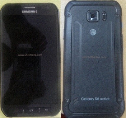 Lado Frontal y Posterior del Galaxy S6 Active