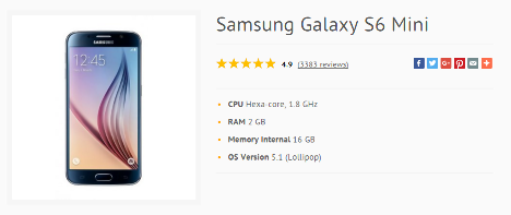 Samsung Galaxy S6 mini