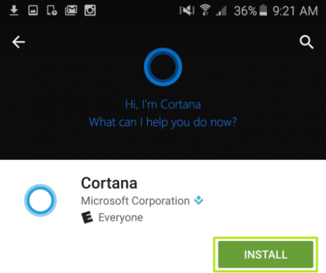 Trucos Cortana para Android
