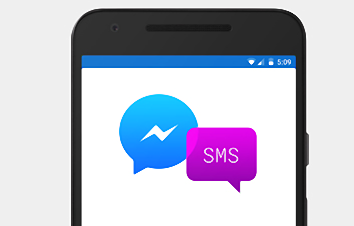 Facebook Android con SMS