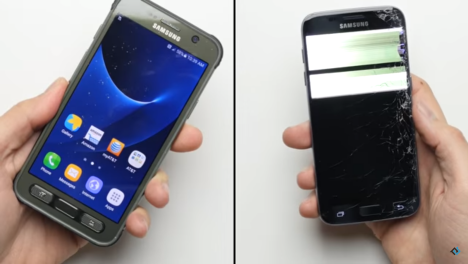 Prueba de resistencia Galaxy S7 Active