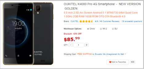 Oukitel K4000 Pro