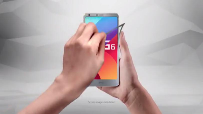 primer video promocional del LG G6
