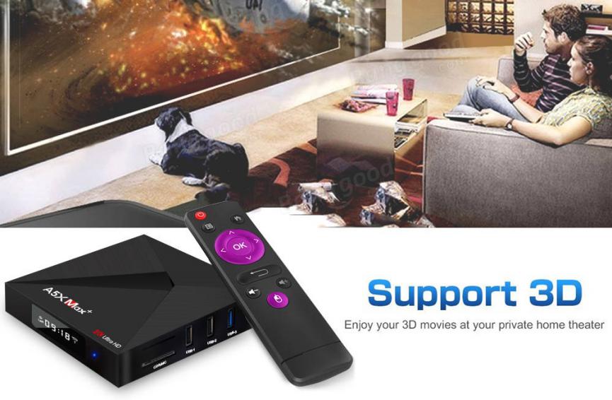 A5X MAX PLUS TV Box Android Bluetooth