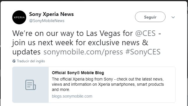 Sony Xperia CES 2018