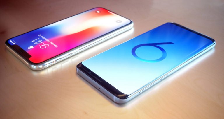 Samsung Galaxy S9 versus iPhone x