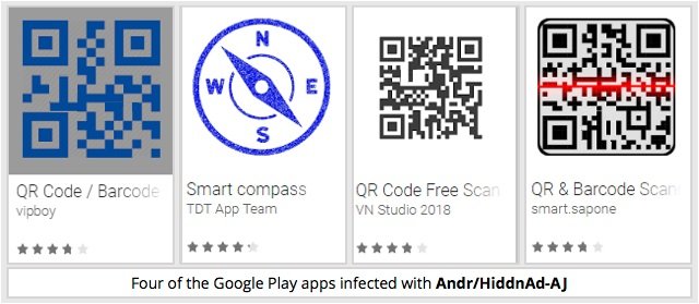 apps qr con malware en Google Play Store