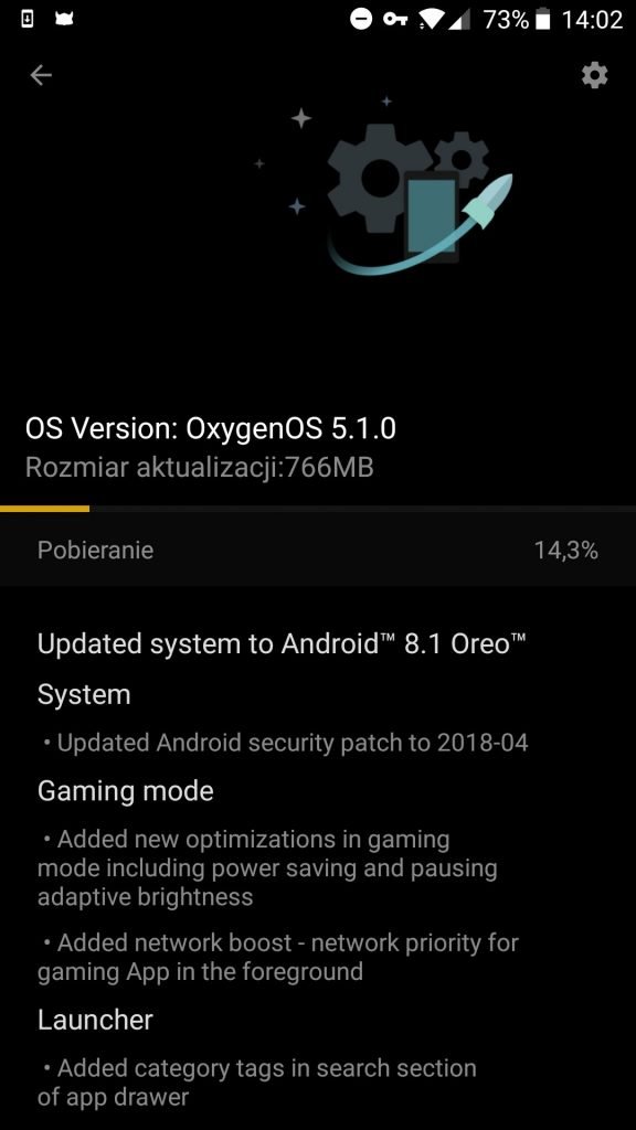 OnePlus 5T con Oreo Android 8.1