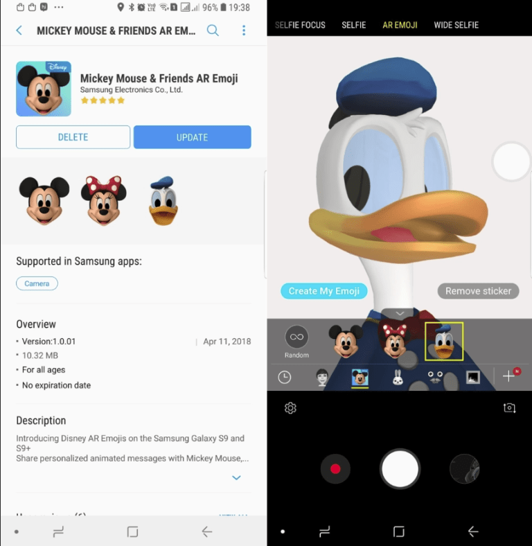 Pato Donald Emojis AR