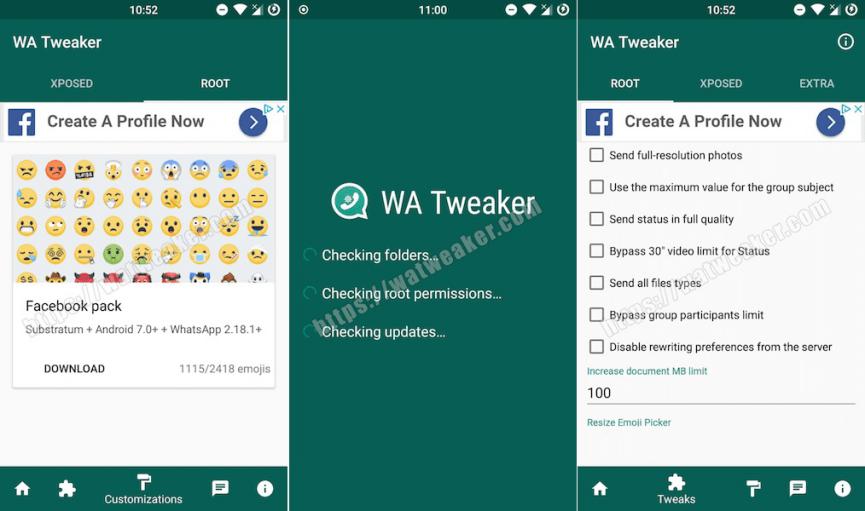 activar funciones ocultas en Whatsapp android