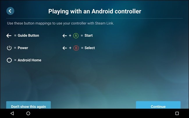 configurar Steam Link en Android