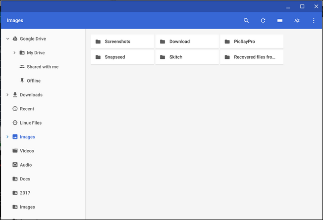explorar contenido Android en Chrome OS
