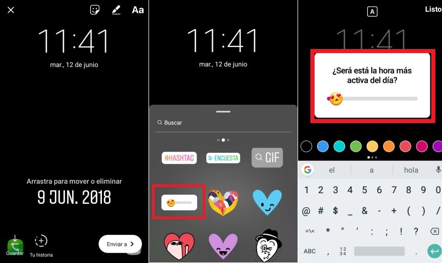nuevo emoji Instagram Android para Historias