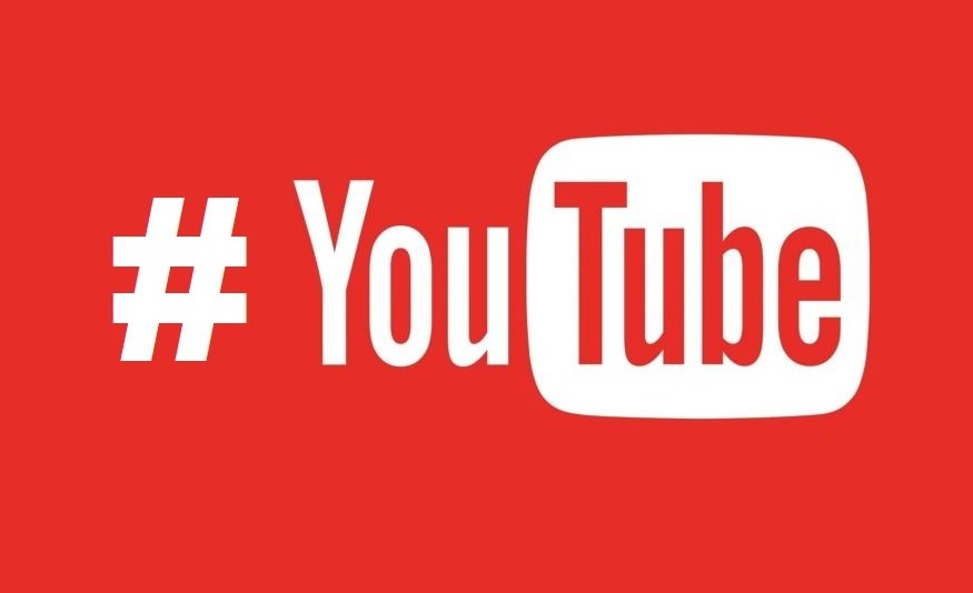 YouTube Android con hashtags