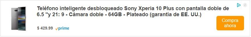 Sony Xperia 10 verizon