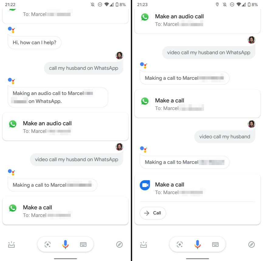 WhatsApp y Asistende de Google 02