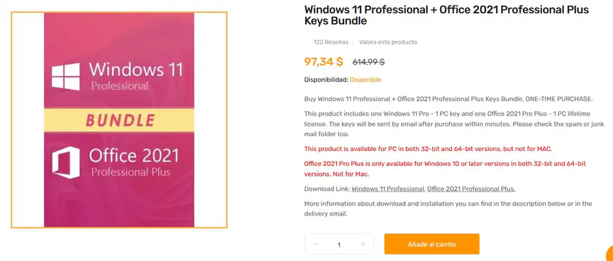 Descargar Windows 11 pro