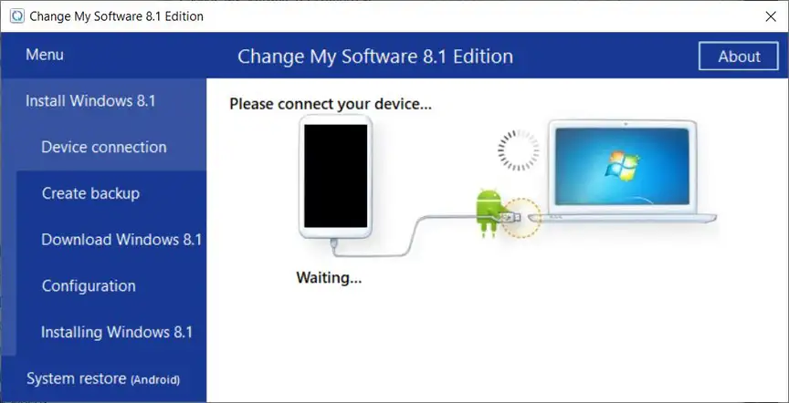 Como instalar windows 8.1 en Android