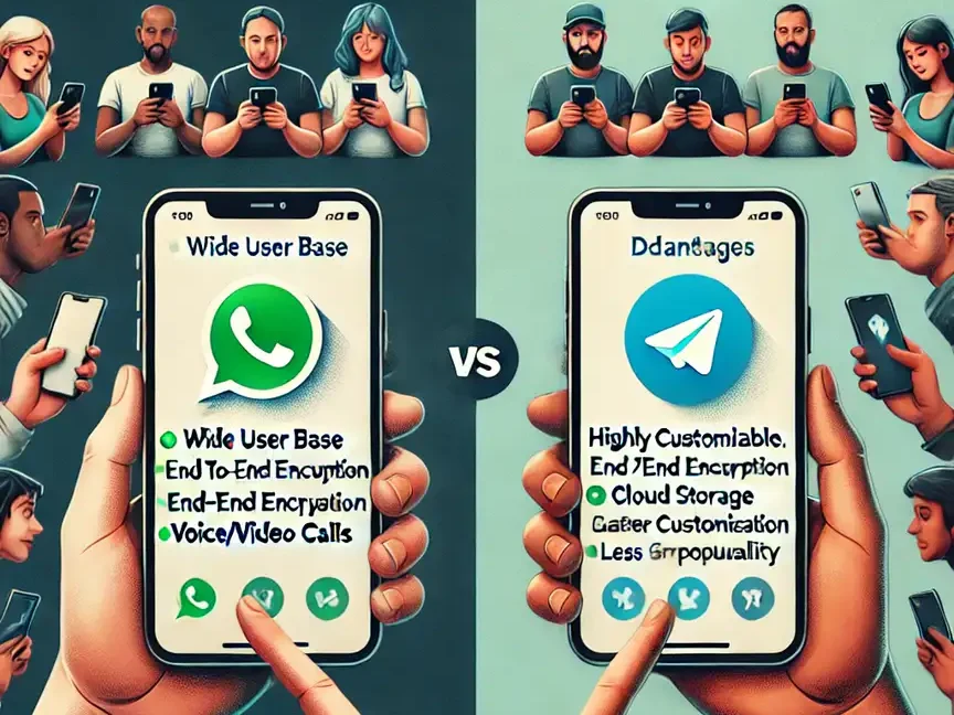WhatsApp versus Telegram_