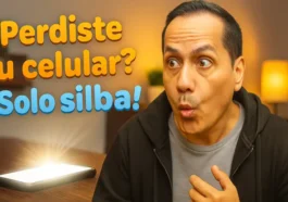 encuentra celular Android perdido silbando.webp