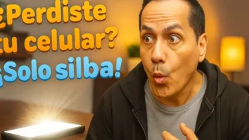 encuentra celular Android perdido silbando.webp