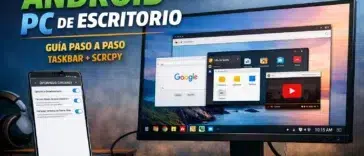 Celular Android en PC de escritorio