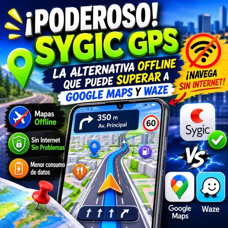 ¡PODEROSO! Sygic GPS: La Alternativa Offline que Puede Superar a Google Maps y Waze en Tus Viajes 1 Sygic GPS convierte tu Tablet Android viejo en moderno GPS